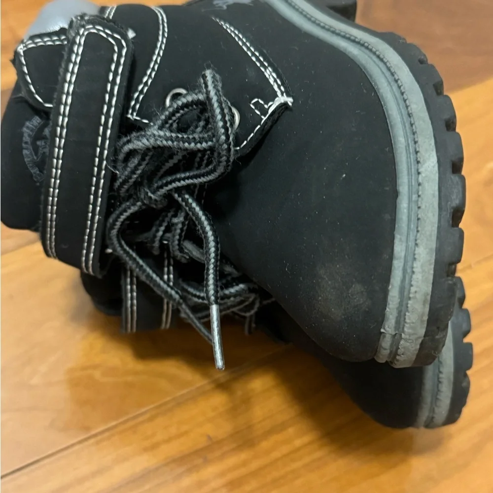 Beverly Hills Polo Club Black Kids Boots size 7